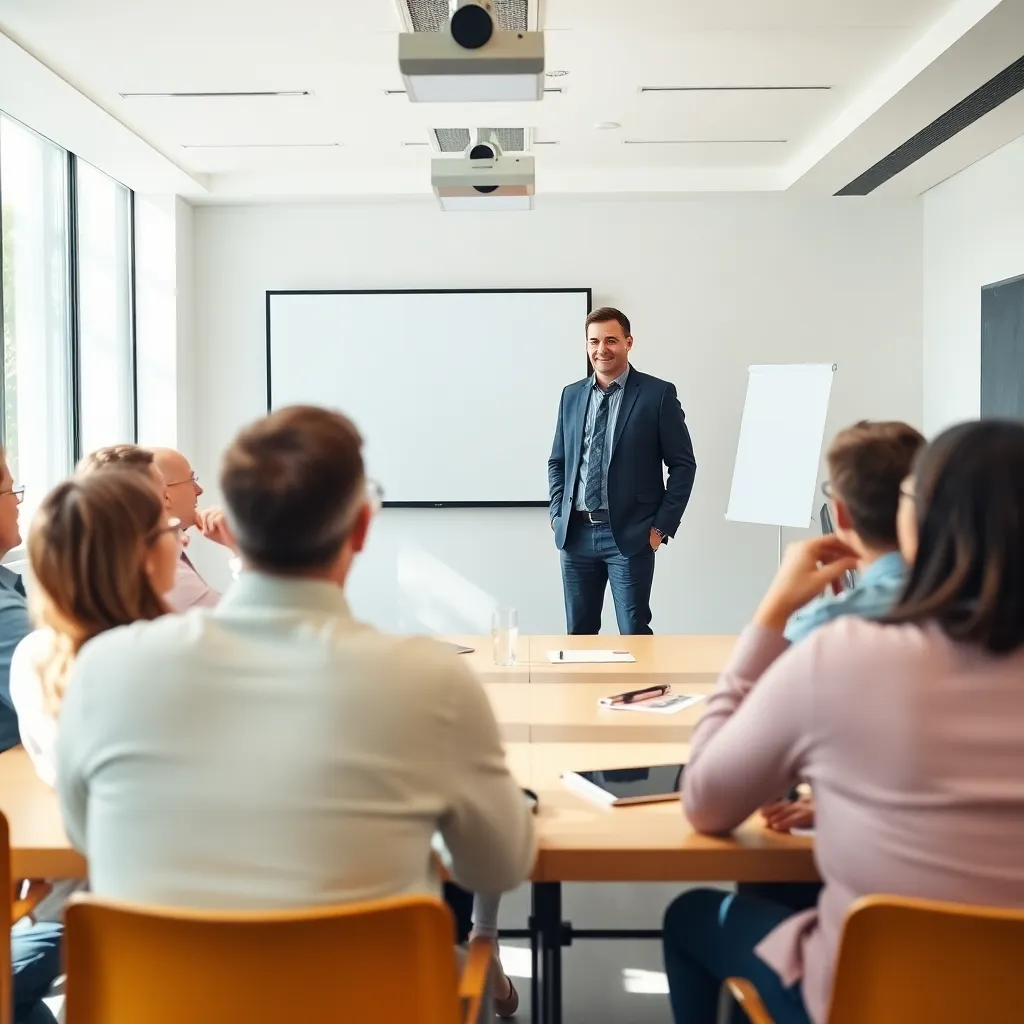 Professionele coach begeleidt een mindset transformatie sessie