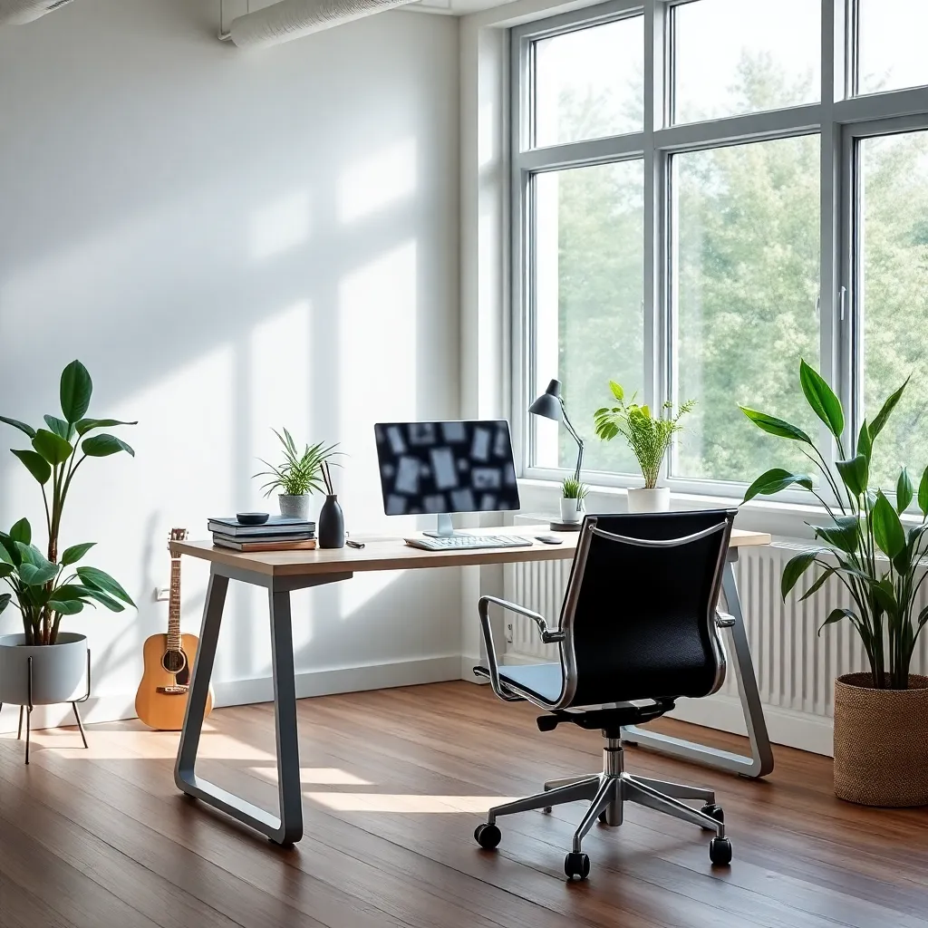 Modern kantoorruimte ingericht voor mindfulness en focus